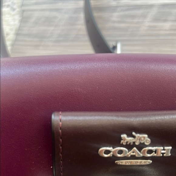 Coach Purple Leather Crossbody Bag New with tag - Picture 16 of 16